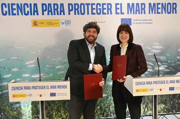 Acuerdo para el desarrollo de una solución tecnológica para frenar la entrada de nutrientes al Mar Menor