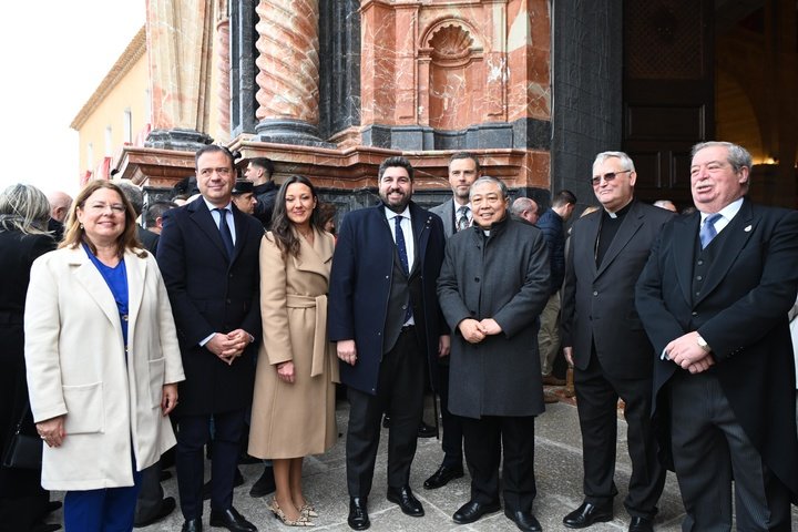 El Presidente de la Comunidad, Fernando López Miras, participó en la Eucaristía de clausura del Año Jubilar de Su Santidad y la Vera Cruz en Caravaca...