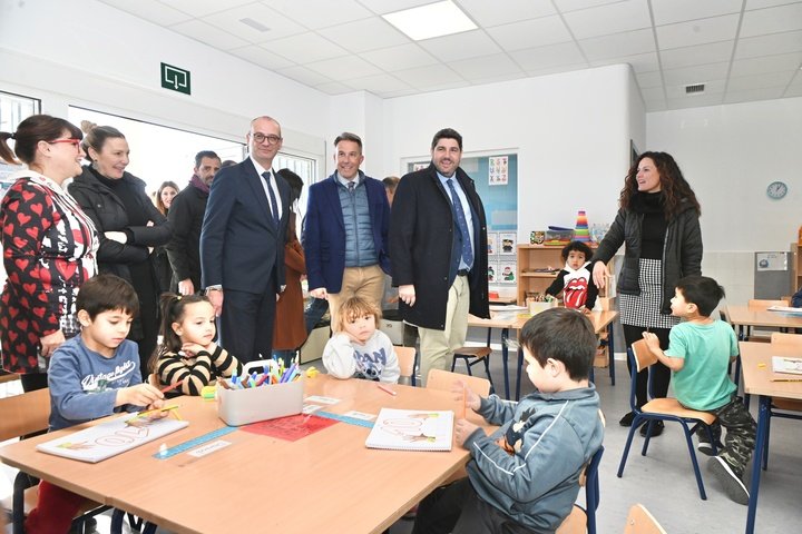 Inaugurado el nuevo pabellón infantil del Colegio Almendricos