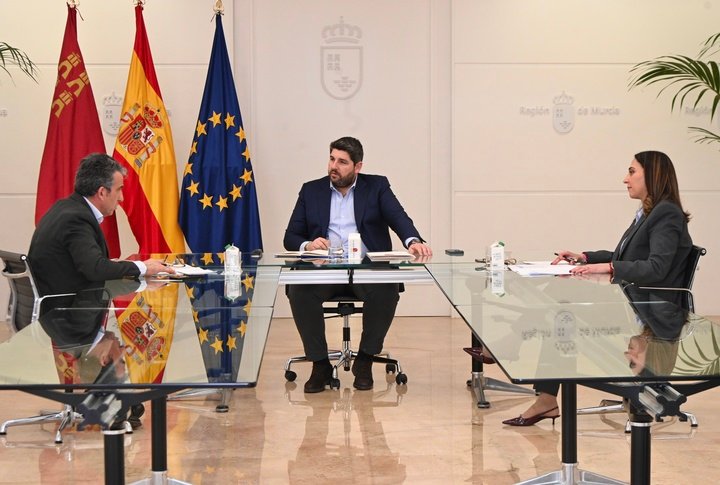 Reunión del presidente con el presidente Coag, José Miguel Marín