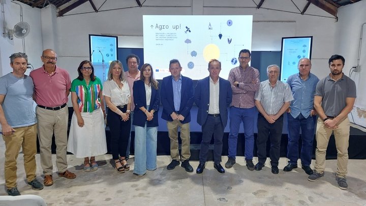 Imagen de la jornada del proyecto FEDER AGRO UP! que se celebró en el IMIDA