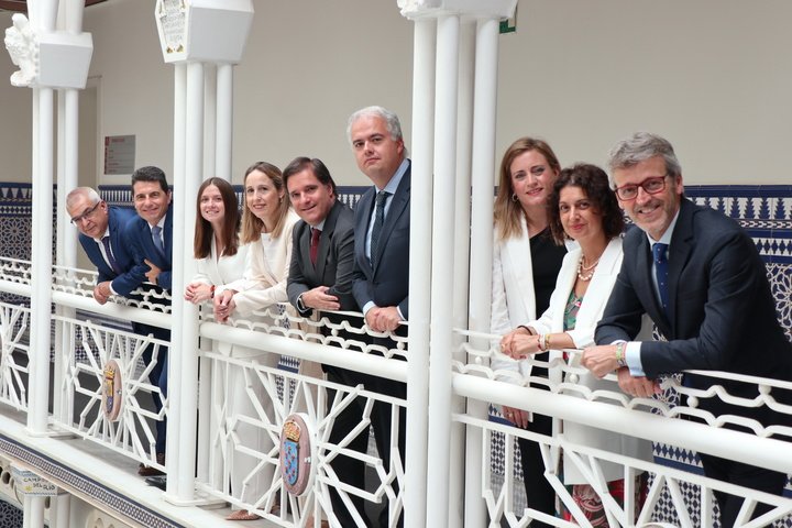 El equipo directivo de la consejería de Economía, Hacienda, Fondos Europeos y Transformación Digital