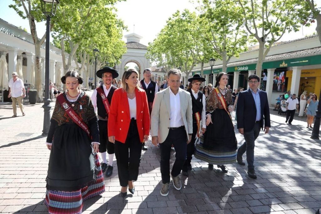 La alcaldesa, Noelia Arroyo, durante su estancia en Albacete